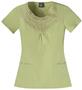 Baby Phat Women's Macrame` Scrubs Top
